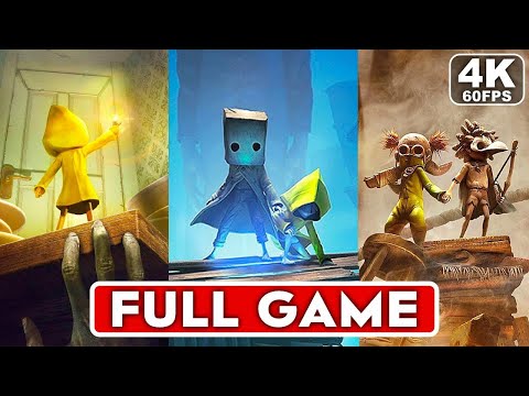 LITTLE NIGHTMARES TRILOGY Full Series Gameplay Walkthrough FULL GAME [4K 60FPS] - No Commentary
