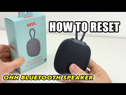 How to Reset Your Onn Bluetooth Speaker
