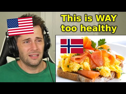 American Reacts to Norwegian Breakfast Foods