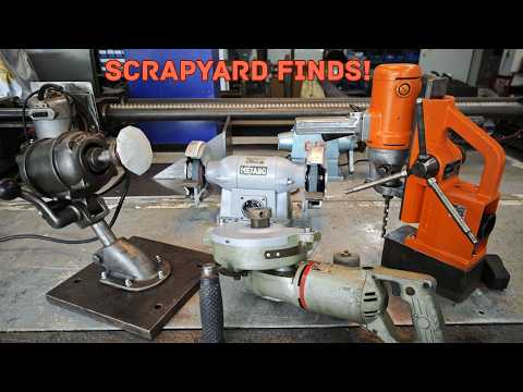 Historic Scrapyard Finds! Repair-A-Thon! FEIN, METABO Power Tools and more!