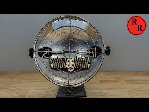 1950s Sun-lamp Restoration  is it safe !!!  HELL NO