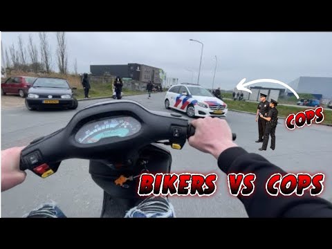 bikers vs cops #2🚔🛵💨