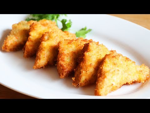 CRISPY Chinese Shrimp Toast Recipe 蝦多士 CiCi Li -Asian Home Cooking Recipes