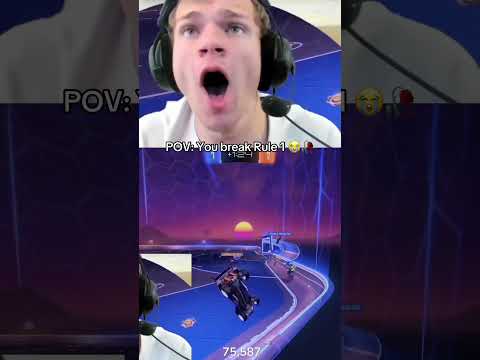 He Broke Rule #1 In Rocket League! 😲