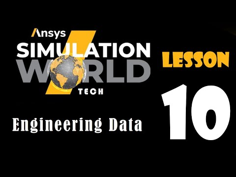 Engineering Data,Material Library | Lesson 10 | in Ansys Workbench | Ansys Tutorial Tamil