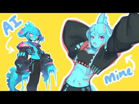 Redesigning AI generated characters!