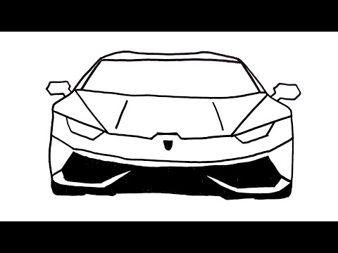 Kolay Araba Çizimi, Çocuklar İçin Adım Adım Araba Resmi Nasıl Çizilir, Öğretici Kolay Çizimler