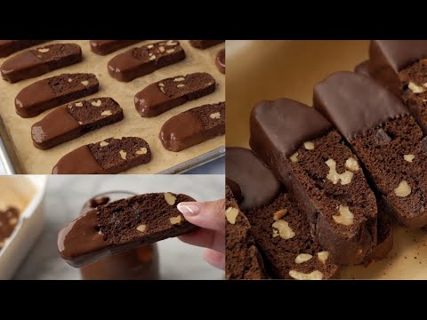 بسكوت الشوكولاتة الإيطالي 🍫.. طعم رهيب بأقل مجهود !