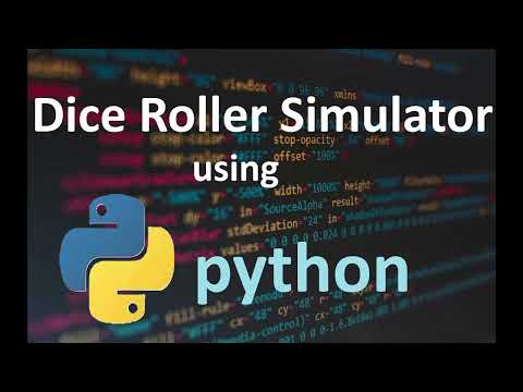 Dice Roller Simulator! 🎲 | Python Project 🎮