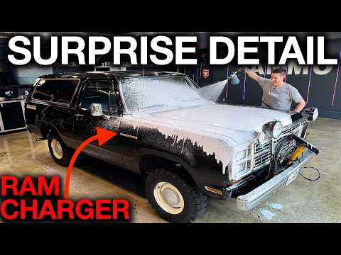 Dodge Ramcharger Surprise Detail! Polishing Black Paint to Perfection