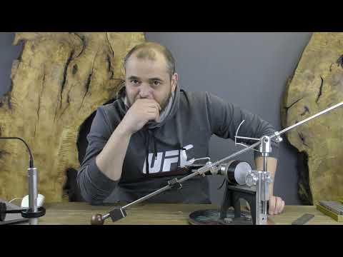 15 летний заточник ( школьник ). Разбираю ошибки заточки ножа.  Заточка на Профиль К03.