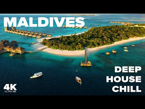 Maldives Cinematic Drone Film with Deep House | Luxury 4K Ocean Therapy