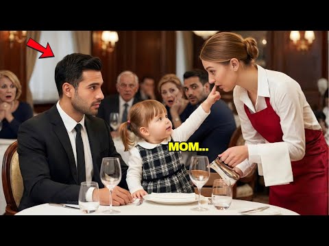 Daughter of single dad CEO said her first word—she pointed at the waitress and called her