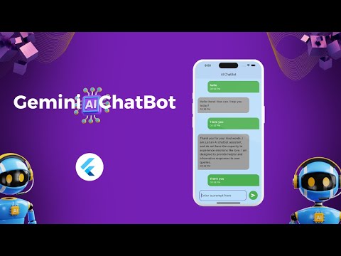 Flutter Gemini ChatBot || Flutter Gemini API