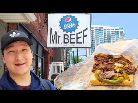 Trying "The Bear" Restaurant in Chicago! Is MR. BEEF Worth the Hype?