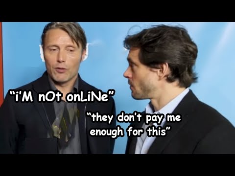 Mads Mikkelsen being both iconic and relatable