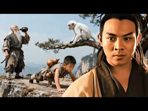 Dying child saved by Shaolin monk, adopted and taught Drunken Fist, unbeatable