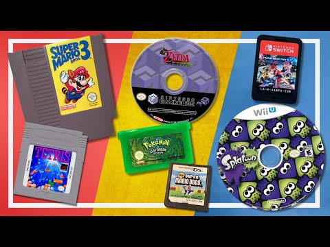 Von NES bis Switch - So haben sich Nintendos Spielemedien verändert