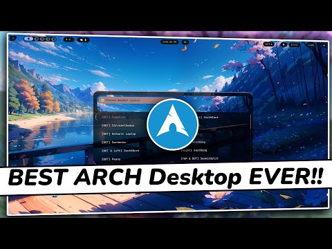 MINDBLOWING NEW ARCH LINUX HYPRLAND SETUP 2025 // MAKE YOUR ARCH DESKTOP LOOK COOL