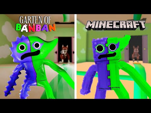 I Remade GARTEN OF BAN BAN 4 Scenes In Minecraft