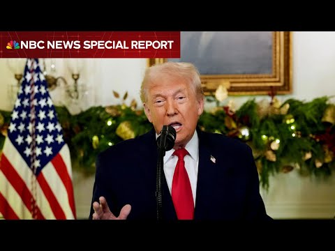 Special report: Trump talks lower prices, health care costs, military bonuses in year-end address