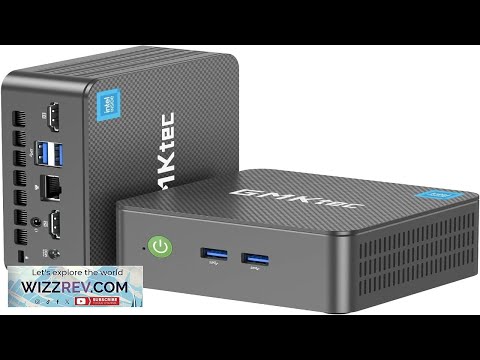 GMKtec Mini PC Computers N95(Turbo 3.4GHz) 16GB DDR4 512GB SSD Desktop Computer