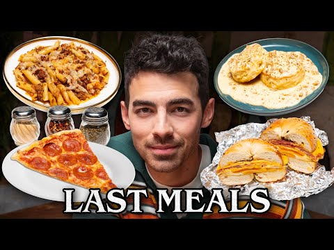 Joe Jonas Eats His Last Meal