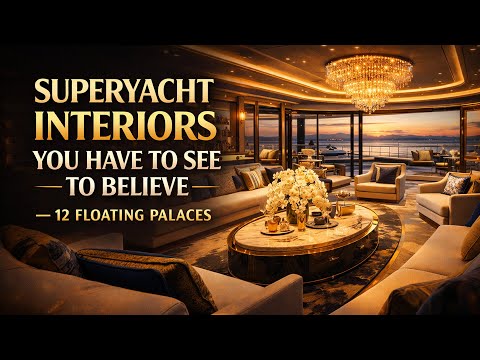 Superyacht Interiors You Have to See to Believe — 12 Floating Palaces