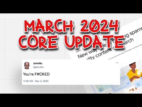 Oh no! Google dropping the 🔨 — NEW March 2024 Core Update