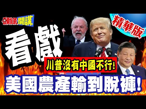 中國看戲!米萊魯拉聯手痛毆川普! | 我讓你裝!川普的美國農產輸到脫褲!咖啡牛肉大豆現在連高粱野輸慘了!【頭條開講】精華版 @頭條開講HeadlinesTalk