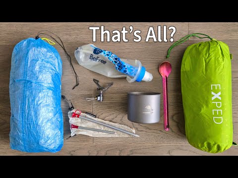I Went Super Ultralight Backpacking...