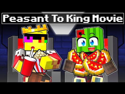 FROM Peasant to KING MOVIE In Minecraft!