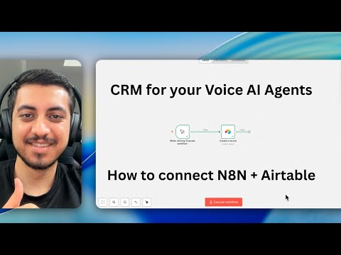 How to connect N8N with Airtable in 3 minutes? Unlimited free CRM for Retell Voice AI Agents