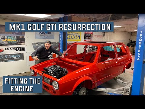 FittingThe Engine 1983 Mk1 Golf GTI Restoration 1.8 20v t Engine Swap