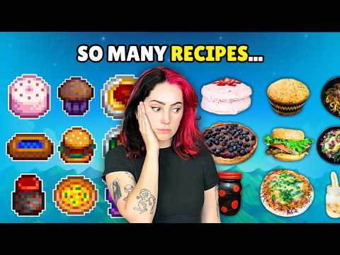 I made EVERY Stardew Valley NPC’s Favorite Food… IRL