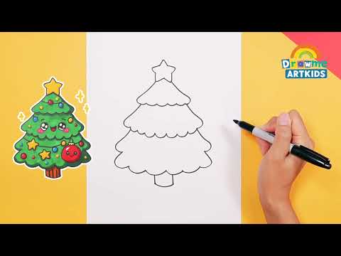 How to Draw a Christmas Tree