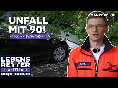 Gas und Bremse verwechselt? 90-Jährige landet mit Auto im Graben | Lebensretter hautnah | SAT.1