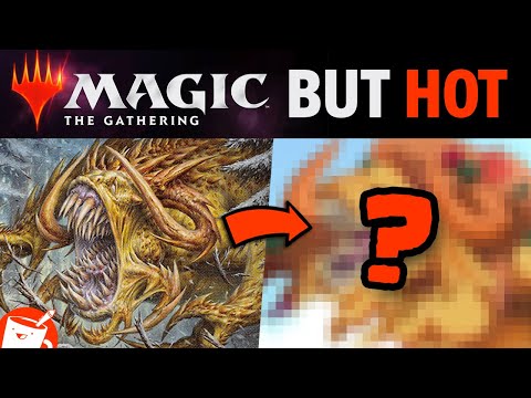 Drawing the Nastiest MTG Monsters (But Making Them Hot)