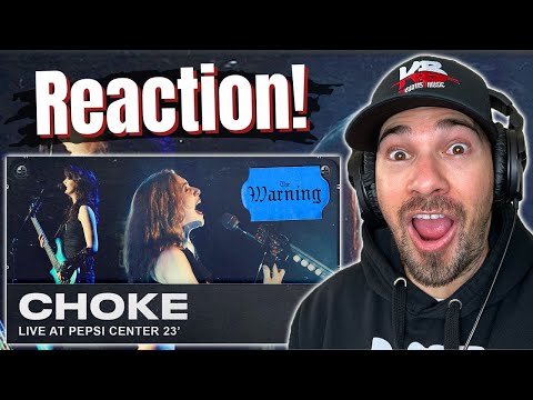 THE WARNING - Choke (Live From Pepsi Center) REACTION!