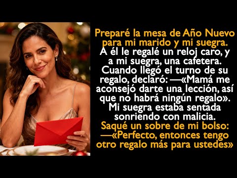 «Mamá me aconsejó darte una lección, así que no habrá regalos», dijo mi marido