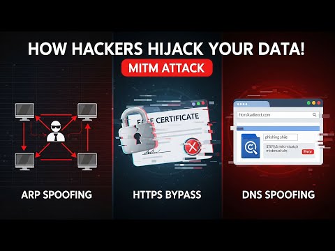 HOW HACKERS HIJACK YOUR DATA! || MITM ATTACK