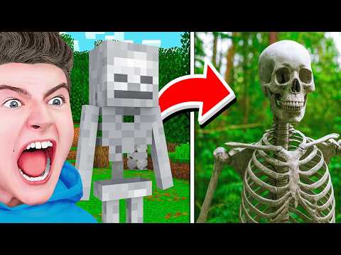 Minecraft MOBS im ECHTEN LEBEN GESICHTET! 😨