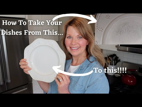 Tina's Tips! How To Get Rid Of Those Grey Scratch Marks On Your Dishes! It's So Easy!!!