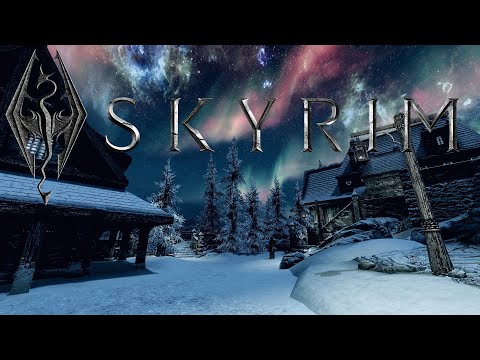 Skyrim | Winter | Relaxing Music & Ambience