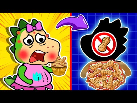 Sparkle vs Peanuts! 🥜 Allergy Lesson ⚠️ Safety Tips 🏥 Fire Spike Kids Stories