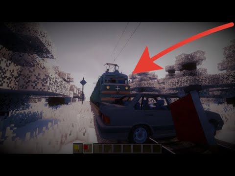 ЭТОТ ПОЕЗД СЕЙЧАС СОБЬЁТ МАШИНУ!Работаю дежурным по переезду|Den nik 047 Minecraft