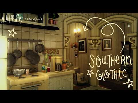 grimy southern gothic home ⛪the sims 4: long play with commentary pt.1