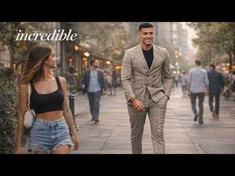 This handsome giant is blowing women’s minds on the street! Reaction to Safir 😍