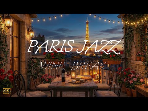 Cozy evening with glass of wine in Paris for good mood 🍷 4K ULTRA 60fps