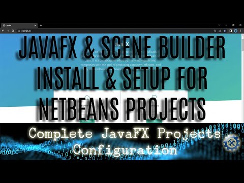 How to install JavaFX  Scene Builder and Setup NetBeans for JavaFX Projects Tutorial 🛠️